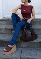 Calça Feminina ALCANCE ref. JEANS COMFORT - VintedoisK
