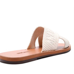 RASTEIRA TIRAS CRUZADAS GORGURÃO LOGO BEGE C 30244 0008 0001 ANACAPRI