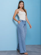 Calça Feminina Skenn ref. JEANS WIDE - VintedoisK