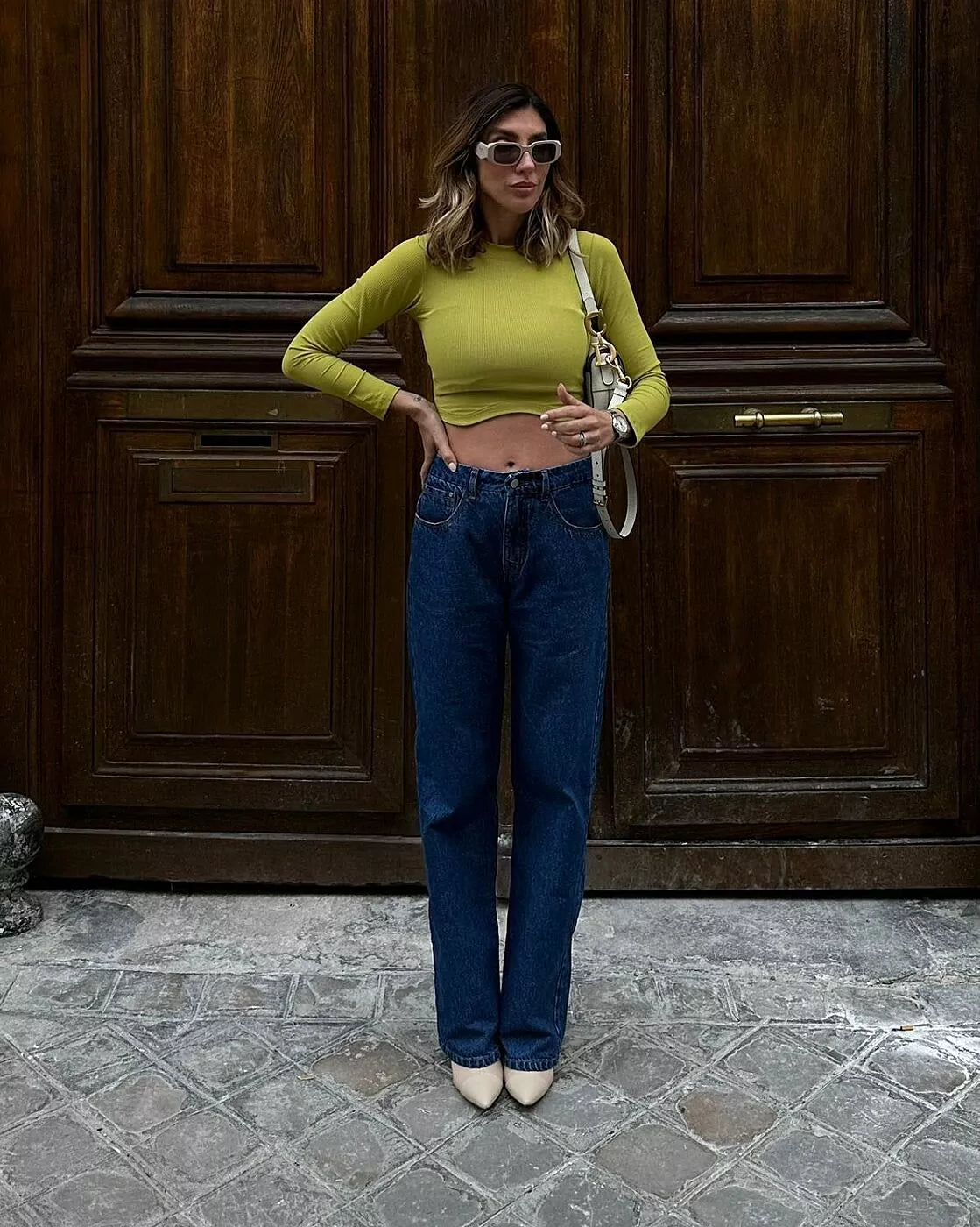 Calça Feminina Alcance ref. JEANS COS - VintedoisK