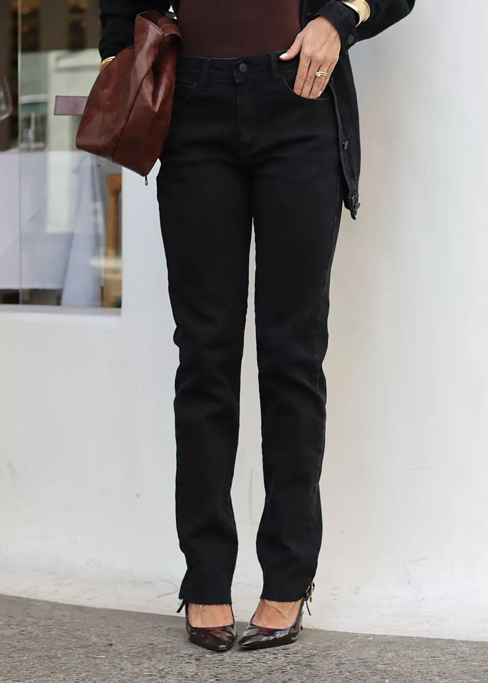 Calça Feminina ALCANCE ref. JEANS MOM - VintedoisK Imagem principal do produto