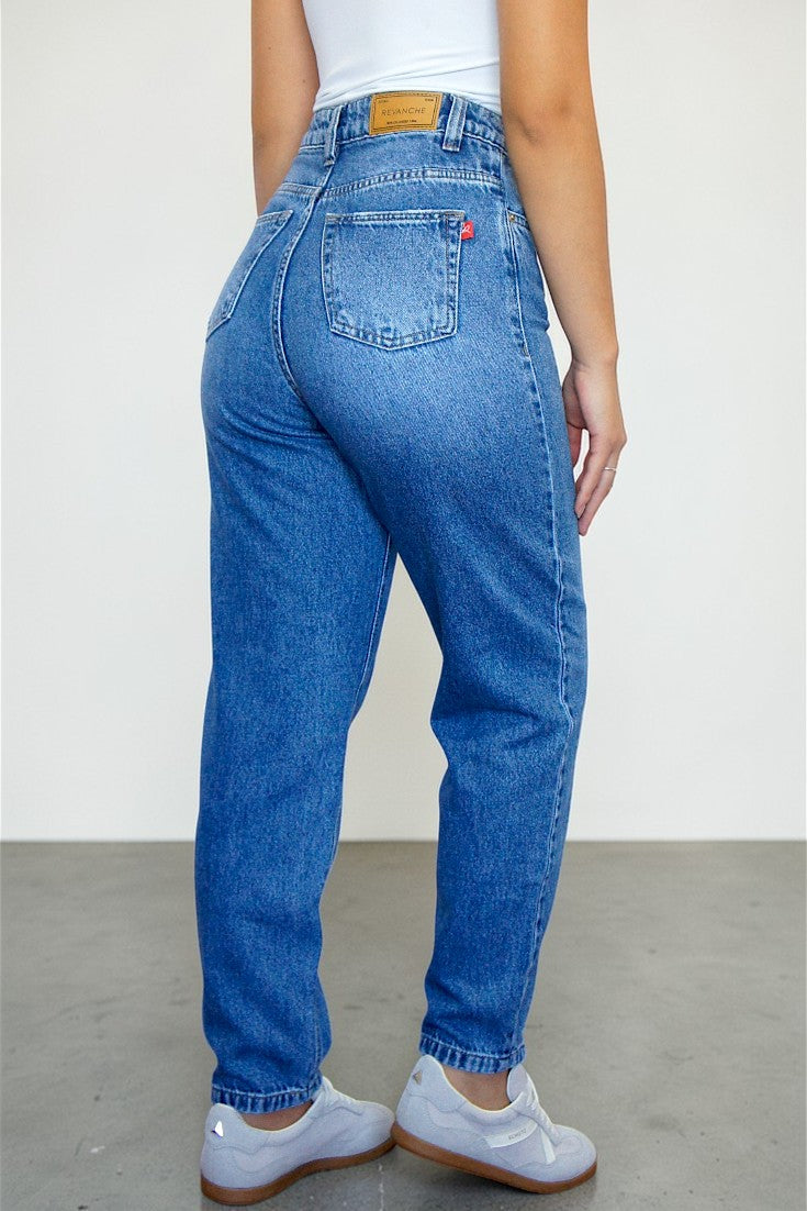 Calça Feminina REVANCHE ref. JEANS MOM - VintedoisK