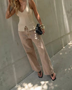 Calça Feminina ALCANCE ref. JEANS BALLOON - VintedoisK