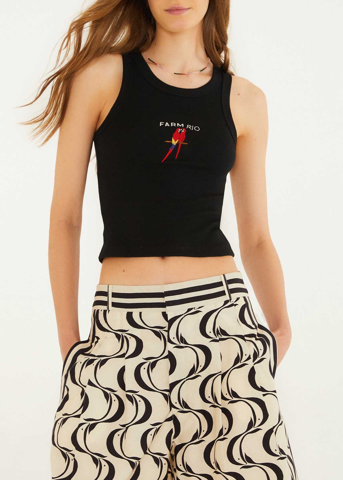 BLUSA REGATA RIB ARARAS 353109 FARM RIO