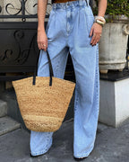 Calça Feminina ALCANCE ref. JEANS PANTALONA - VintedoisK