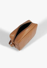 BOLSA TIRACOLO PEQUENA TASSY MARROM CLARA S 50015 0392 0077 SCHUTZ