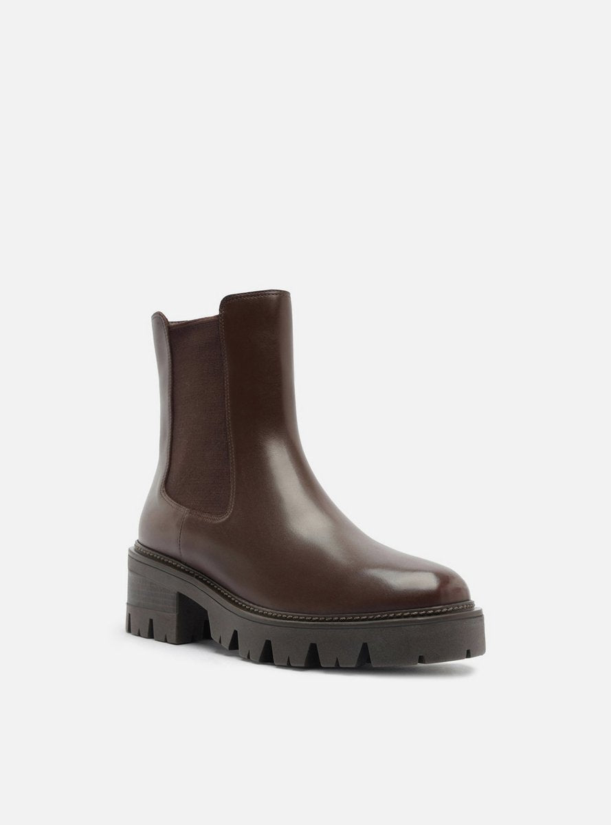 BOTA MARROM CANO CURTO SALTO TRATORADO CHELSEA A 12816 0008 0002 AREZZO Imagem secundária do produto