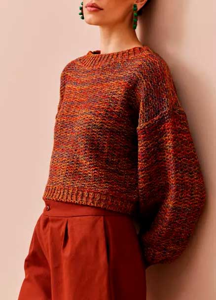 BLUSA MIX DE CORES TRICOT 104497 CACAY