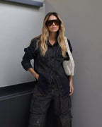 Camisa Feminino Alcance ref. CAMISA JEANS - VintedoisK