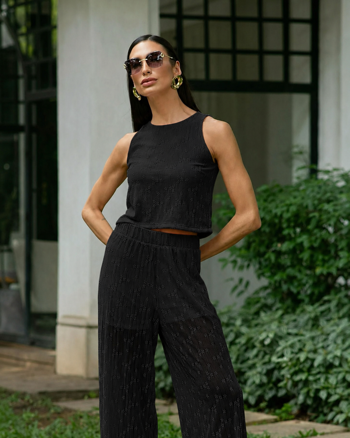 Conjunto Feminino Coqueta ref. CONJUNTO PANTALONA - VintedoisK