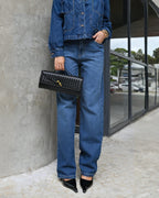 Calça Feminina Alcance ref. JEANS RETA - VintedoisK