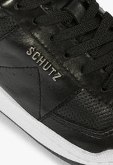 TÊNIS COURO PRETO S 20672 0072 0011 SCHUTZ