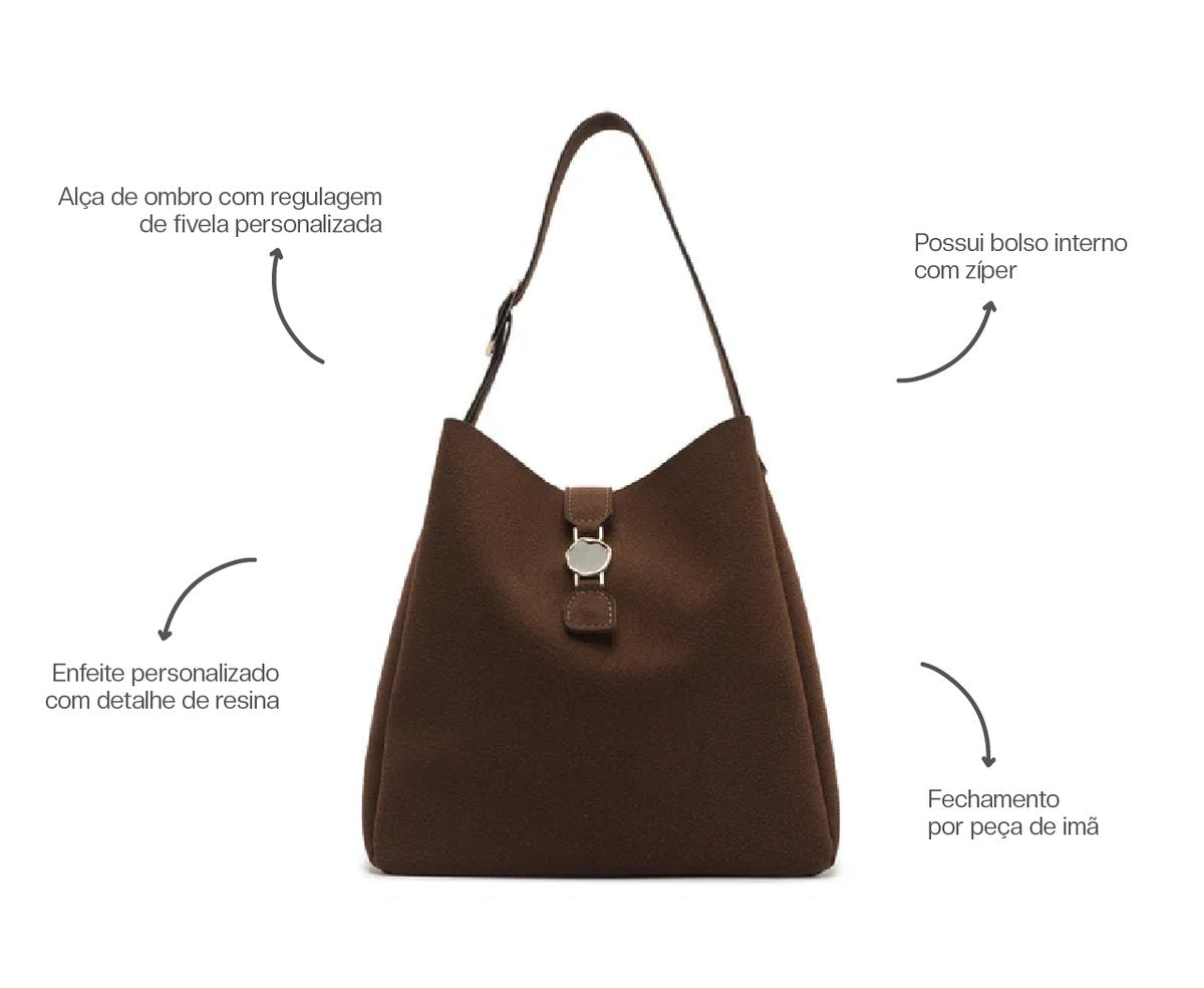 Bolsa Feminina Anacapri ref. BOLSA HOBO - VintedoisK