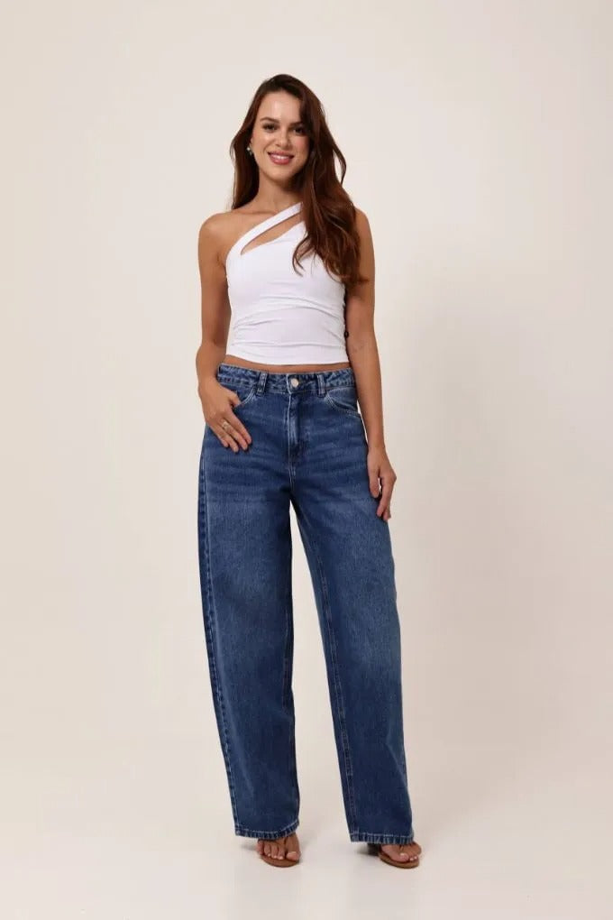 CALÇA JEANS BAGGY BARRA NORMAL CAFEM00444 REVANCHE Imagem secundária do produto