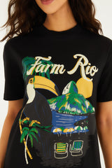 BLUSA T-SHIRT MEDIA TUCANO PRAIA 352974 FARM RIO