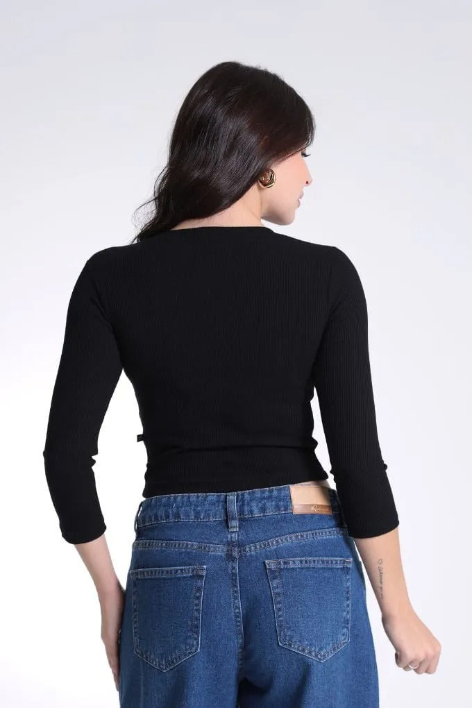 Blusa Feminina Revanche ref. BLUSA CANELADA - VintedoisK