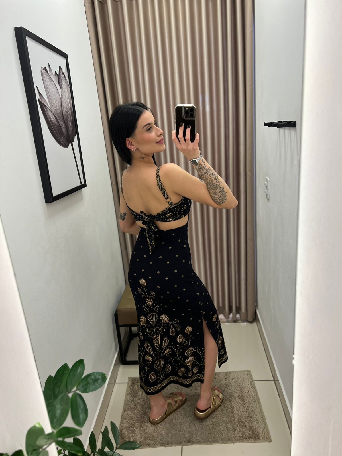 Vestido Feminino Farm rio ref. VESTIDO MIDI - VintedoisK