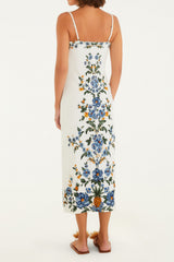 VESTIDO MIDI FLORAL PENELOPE 347533 FARM RIO