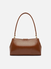 BOLSA SHOULDER MARROM COURO WAVE MÉDIA A 50018 1141 0003 AREZZO