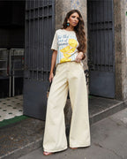 Calça Feminina ALCANCE ref. JEANS PANTALONA - VintedoisK