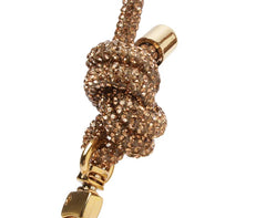 BOLSA TIRACOLO PEQUENA ALÇA STRASS DOURADA C 50016 0559 0006 ANACAPRI