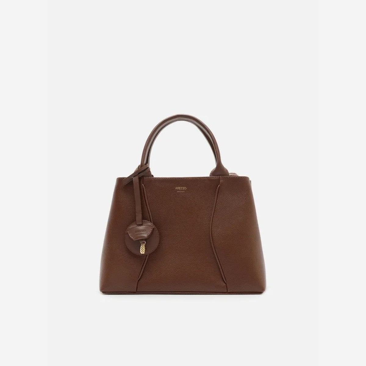 BOLSA TOTE MARROM MÉDIA METAIS A 50023 6932 0002 AREZZO