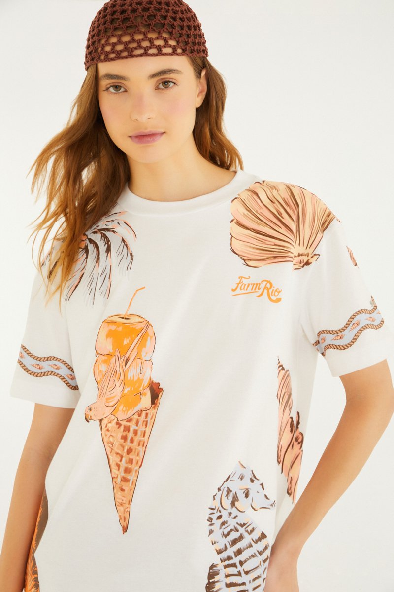 Blusa Feminina FARM RIO ref. BLUSA T - VintedoisK Imagem principal do produto