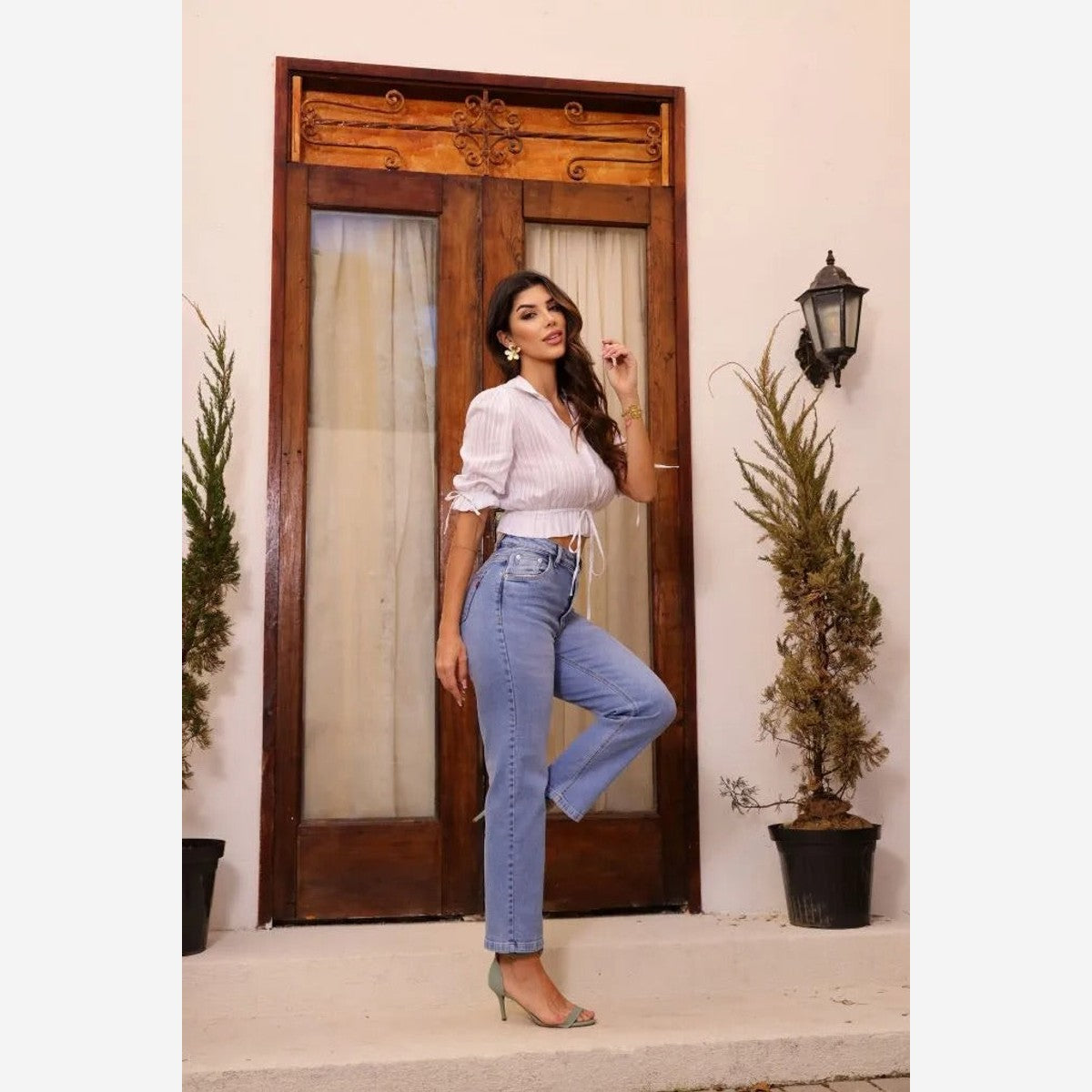 CALÇA JEANS MOM BARRA NORMAL 201007C REVANCHE