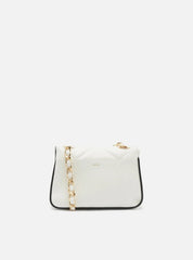 BOLSA TIRACOLO BRANCA COURO MIZZ PEQUENA DUO A 50023 0795 0002 AREZZO