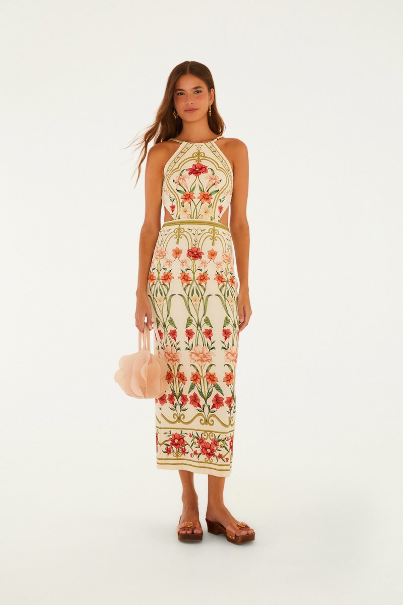 Vestido Feminino Farm ref. VESTIDO MIDI - VintedoisK