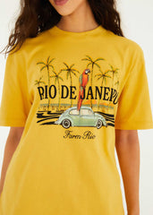 BLUSA T-SHIRT MEDIA BRASILEIRINHO 357722 FARM RIO