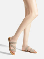 Rasteira Feminina AREZZO ref. RASTEIRA DOURADA - VintedoisK
