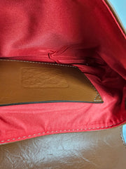 BOLSA TIRACOLO MARROM TAG C 50002 0209 0002 ANACAPRI