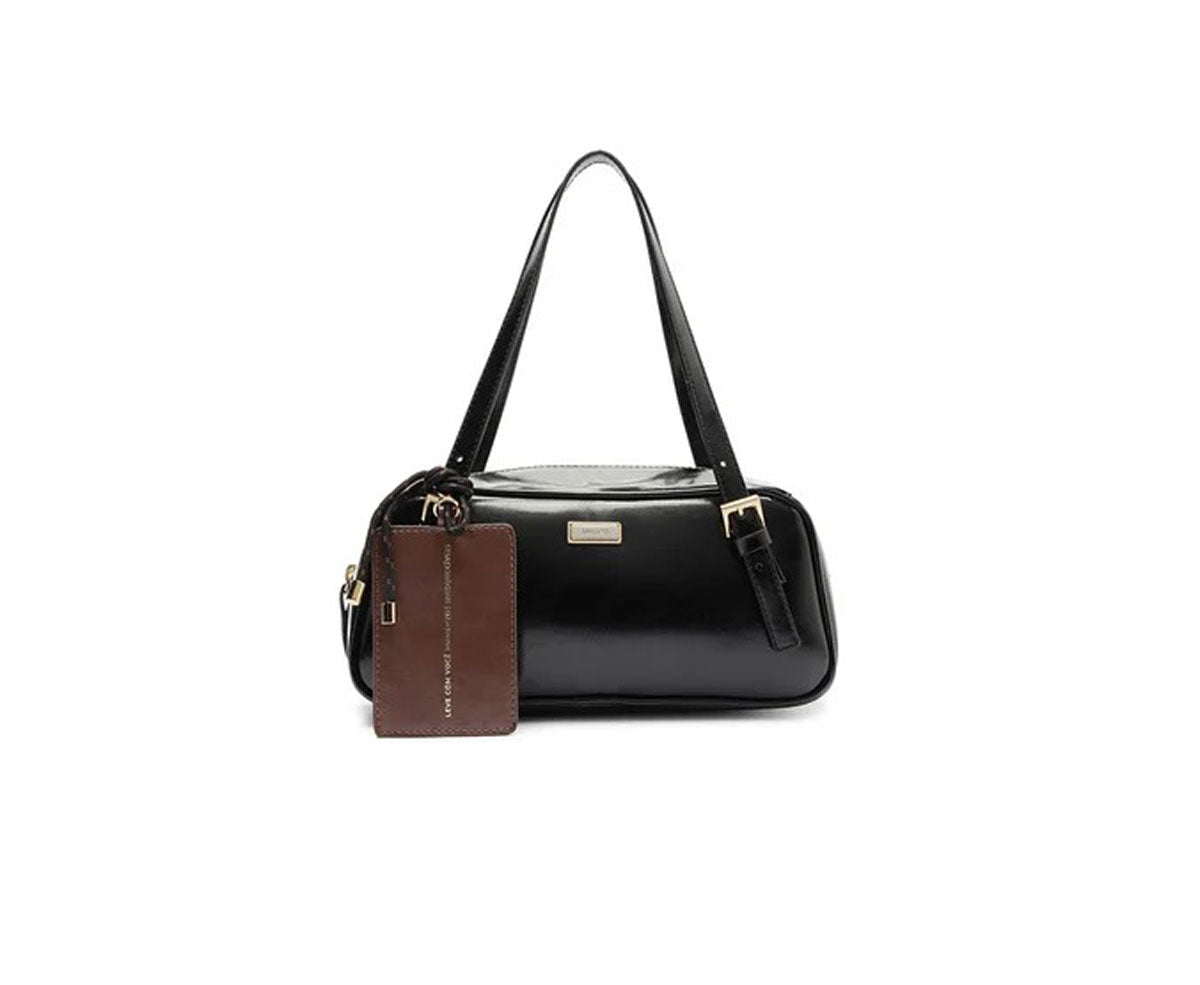 BOLSA TOTE PEQUENA LISA PRETA C 50012 1971 0001 ANACAPRI