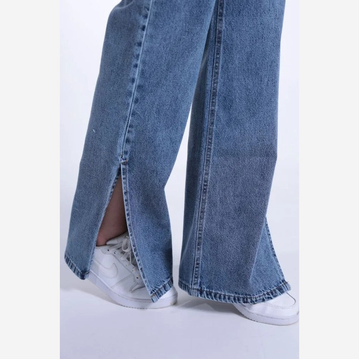 CALÇA JEANS RETA ABERTURA LATERAL CAFEM00497 REVANCHE