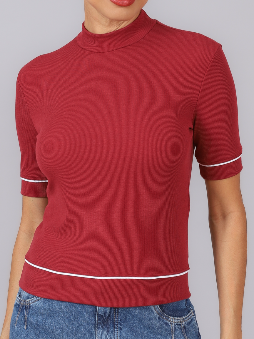 BLUSA RIB GOLA MEDIA 394116 SKENN