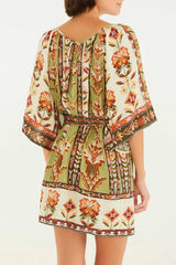 VESTIDO CURTO TAPETE DE COR 342077 FARM RIO