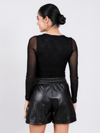 Shorts Feminino Skenn ref. SHORTS COURO - VintedoisK