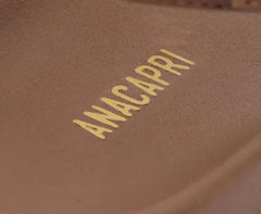 PAPETE MARROM TRANÇADA TACHAS C 30638 0097 0003 ANACAPRI