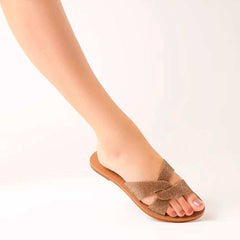 RASTEIRA TIRA ENTRELAÇADA GLITTER DOURADA C 30014 0231 0002 ANACAPRI