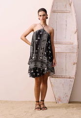 VESTIDO CURTO PONTAS PASSADOR 105241 CACAY