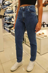 CALÇA JEANS MOM BARRA NORMAL CAFEM00294 REVANCHE