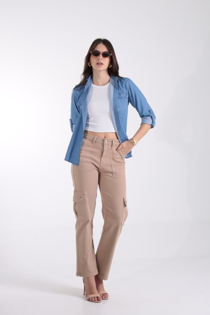 Camisa Feminino Revanche ref. CAMISA JEANS - VintedoisK