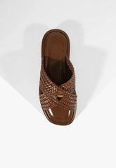 PAPETE VIENA PLATAFORMA X MARROM S 21869 0103 0002 SCHUTZ