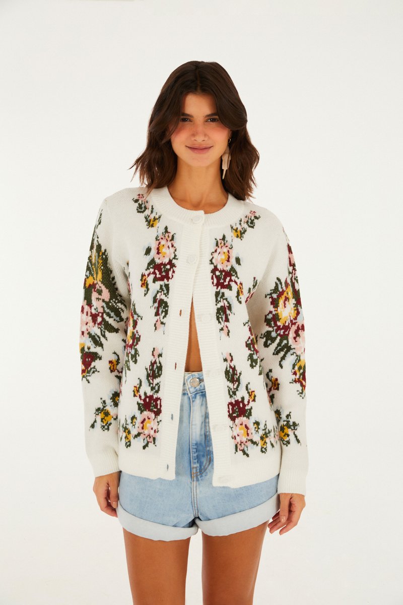  Feminino Farm ref. CARDIGAN TAPETE - VintedoisK