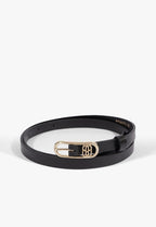 CINTO FINO COURO PRETO BULL S 43002 0001 0032 SCHUTZ