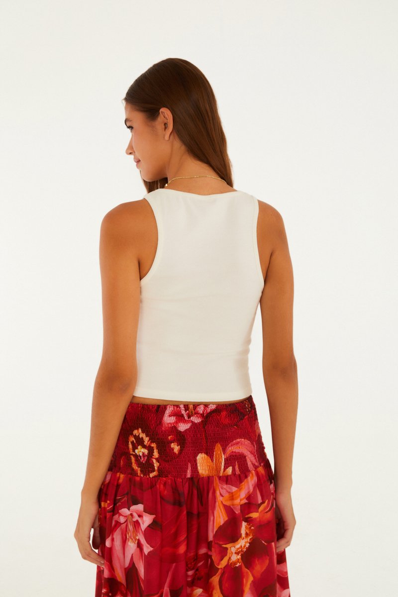 Blusa Feminina Farm ref. REGATA BORDADA - VintedoisK