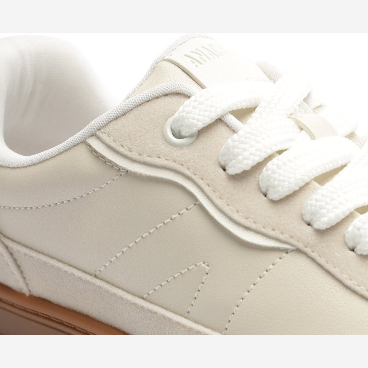 TÊNIS LUA SOLA ALTA RECORTES SUEDE BRANCO OFF C 30704 0006 0004 ANACAPRI