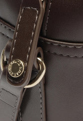 BOLSA TIRACOLO PEQUENA TASSY MARROM ESCURA S 50015 0392 0061 SCHUTZ