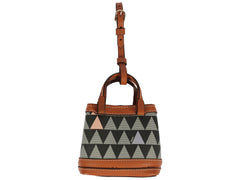 BOLSA PEQUENA CHAVEIRO TRIANGLE PRETA S 46018 0105 0001 SCHUTZ